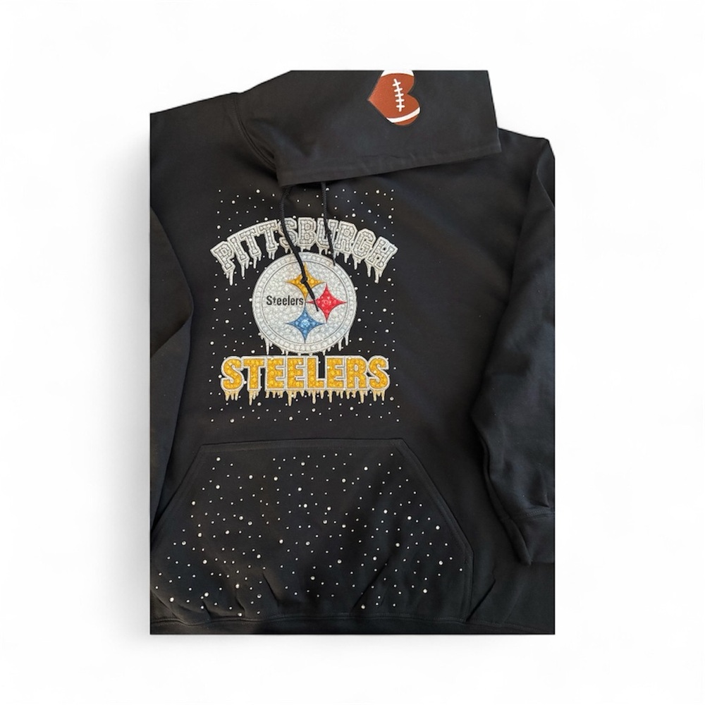 Women's and Men’s Black Steelers Hoodie